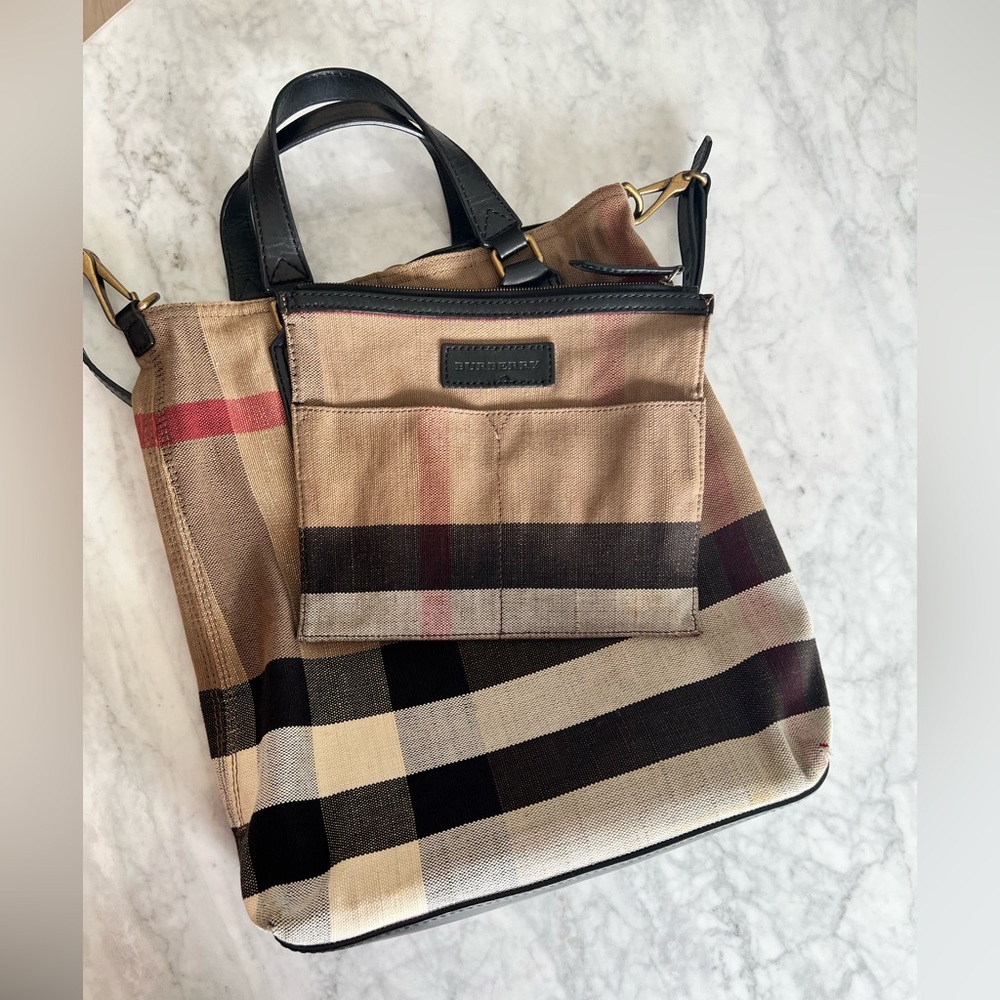 Canvas Authentic Burberry Tote